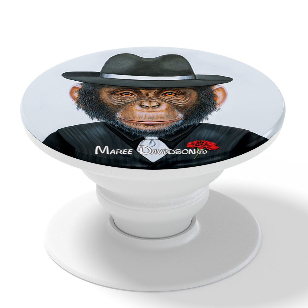 Gangster Chimp phone Finger Grip