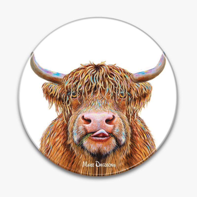 Hamish - Ceramic Trivet - Highland Cow Collection