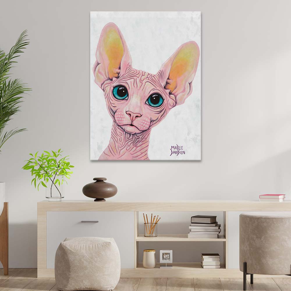 Madame Meow the Sphynx Cat - Original Prints