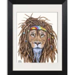 Hippie Lion - Print
