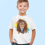 Hippie Lion - Kids T-Shirts